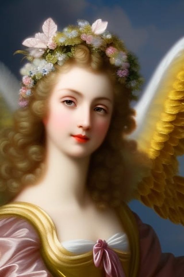 Portrait of an angel - AI Generated Artwork - NightCafe Creator