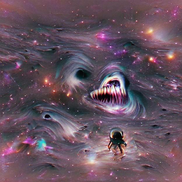 Space but terrifying
