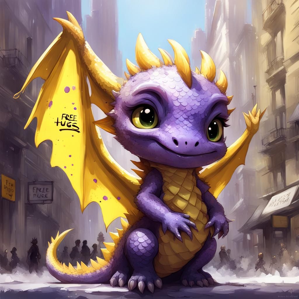 free hug dragon