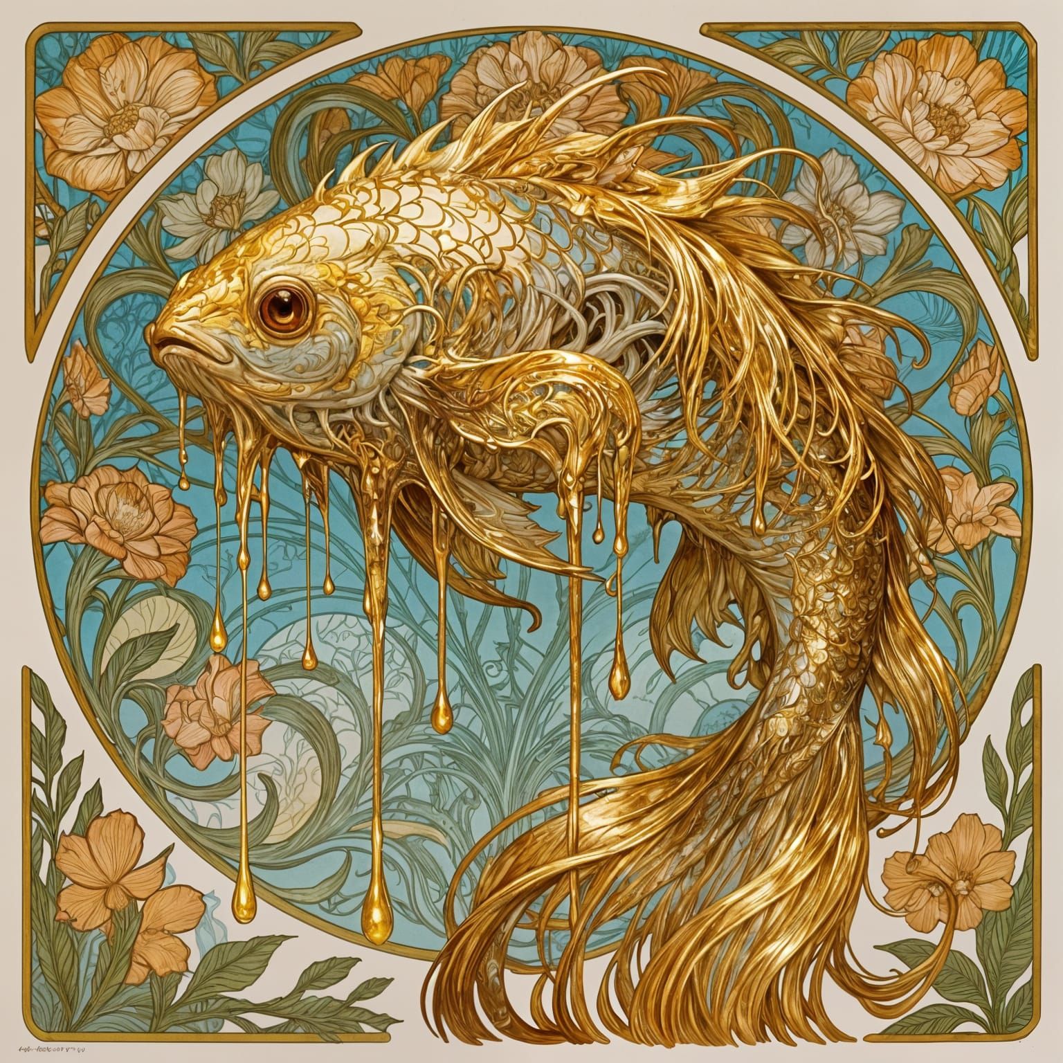 Monster Fish  by @a Nonny Mouse