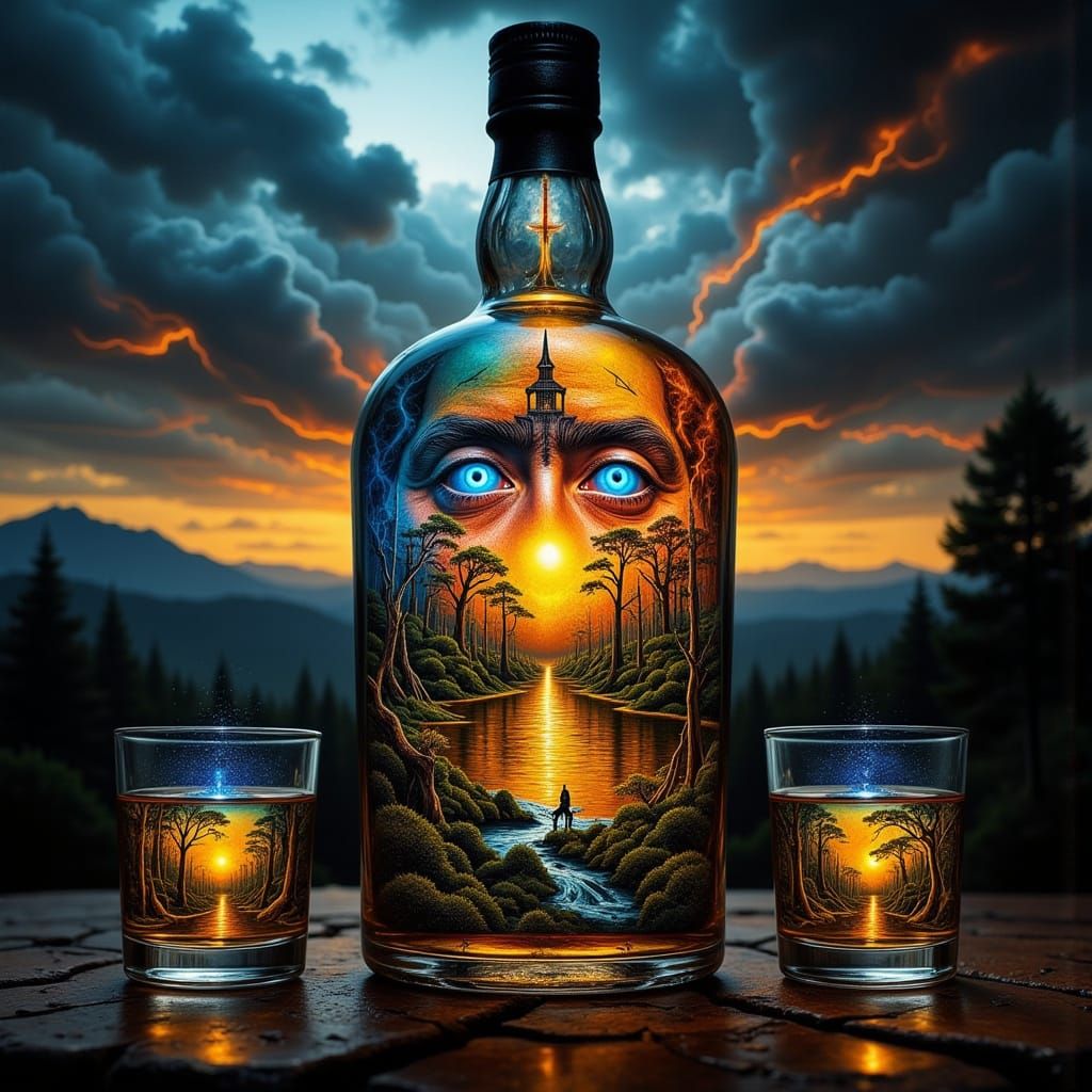 <lora:Insomnia Flux:1.0> <lora:TheBomBay:1.0> <lora:Abstract Reality:1.0> intricately Detailed Illusionary photo realistic concept art of th...