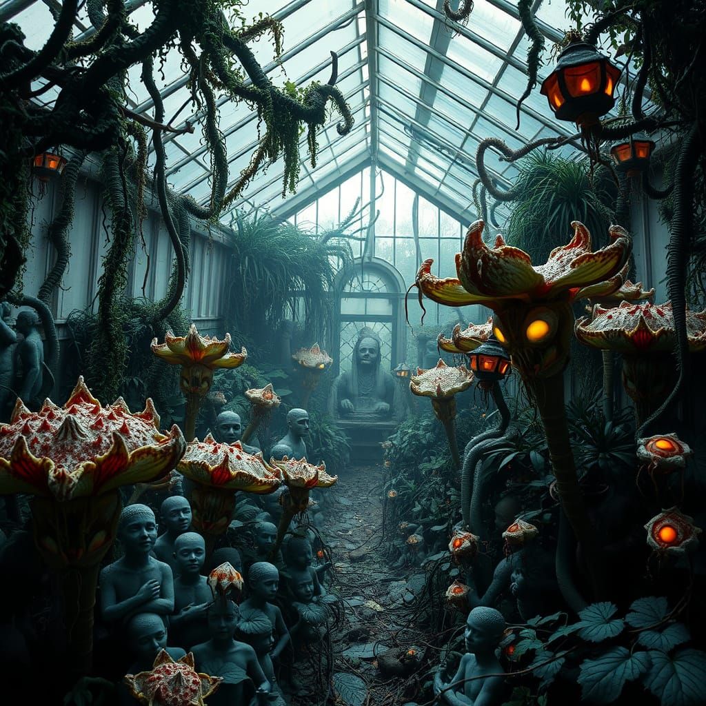 Creepy Gardens  by @Captain James Crowley