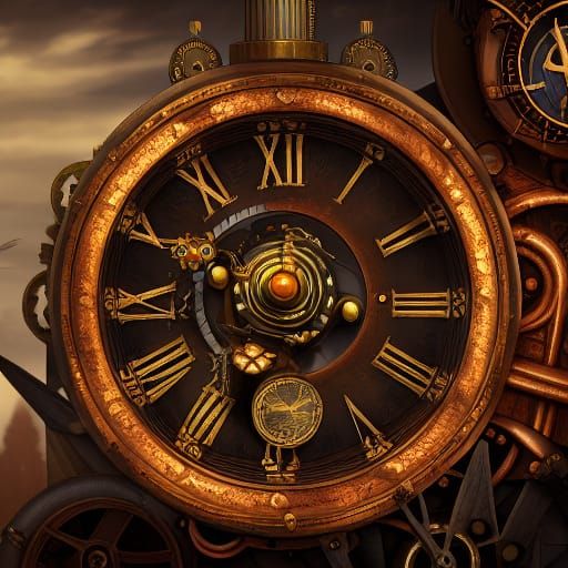 Steampunk Clock