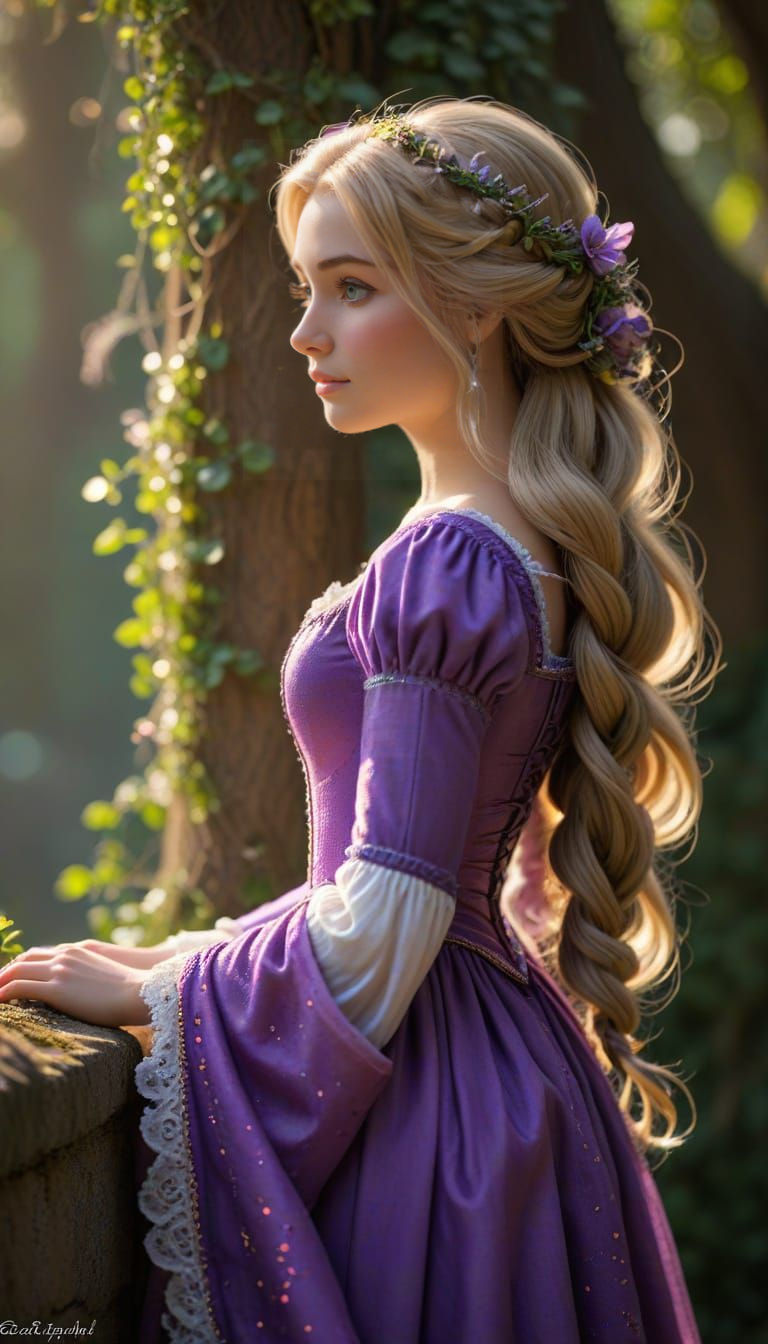 Rapunzel  by @Pibse2