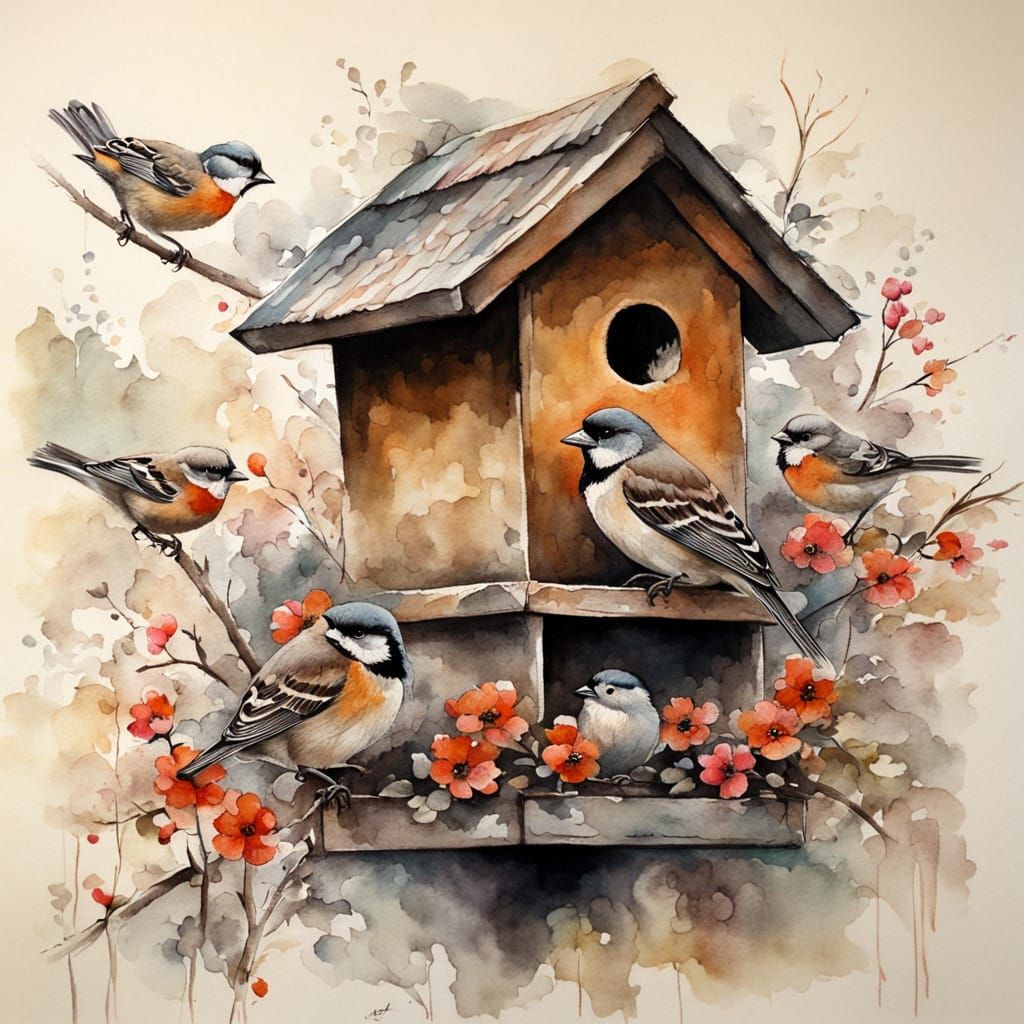 Birdhouse  by @Somei