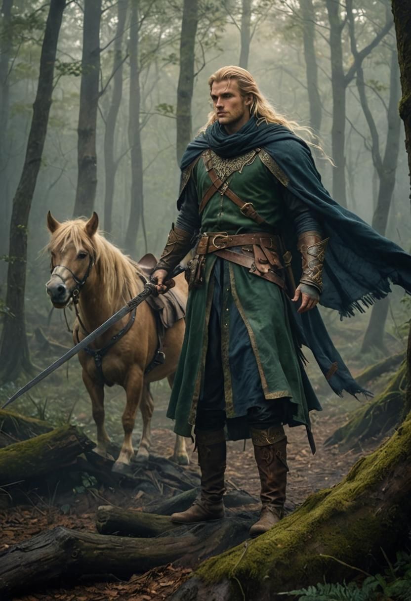 Link from The Legend of Zelda, with narrow pointed ears, and...