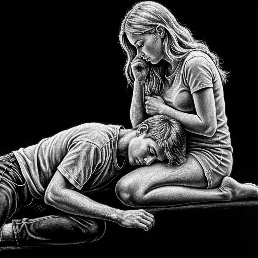 "For one brief moment in such a long time they both felt safe"