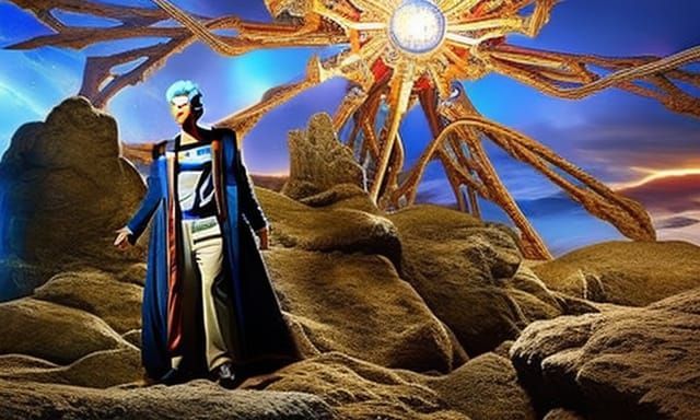 Doctor Who Meets Jesus After Resurrection Spectacular Insanely HyperRealistic HyperDetailed HyperIntricate HyperMeticulo...