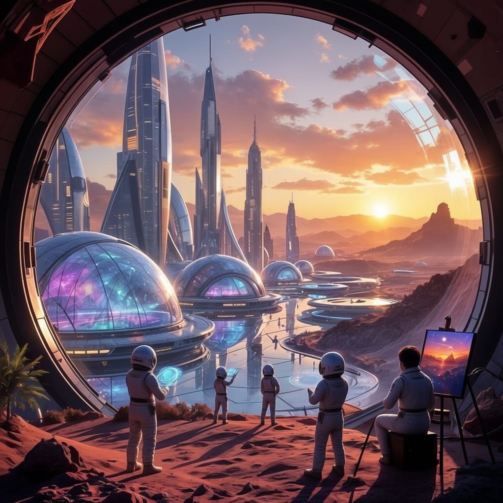 remove the spacepacks from the people, and make them look normal