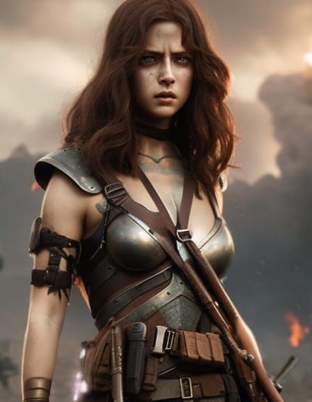 Post-Apocalyptic Warrior Girl 235
