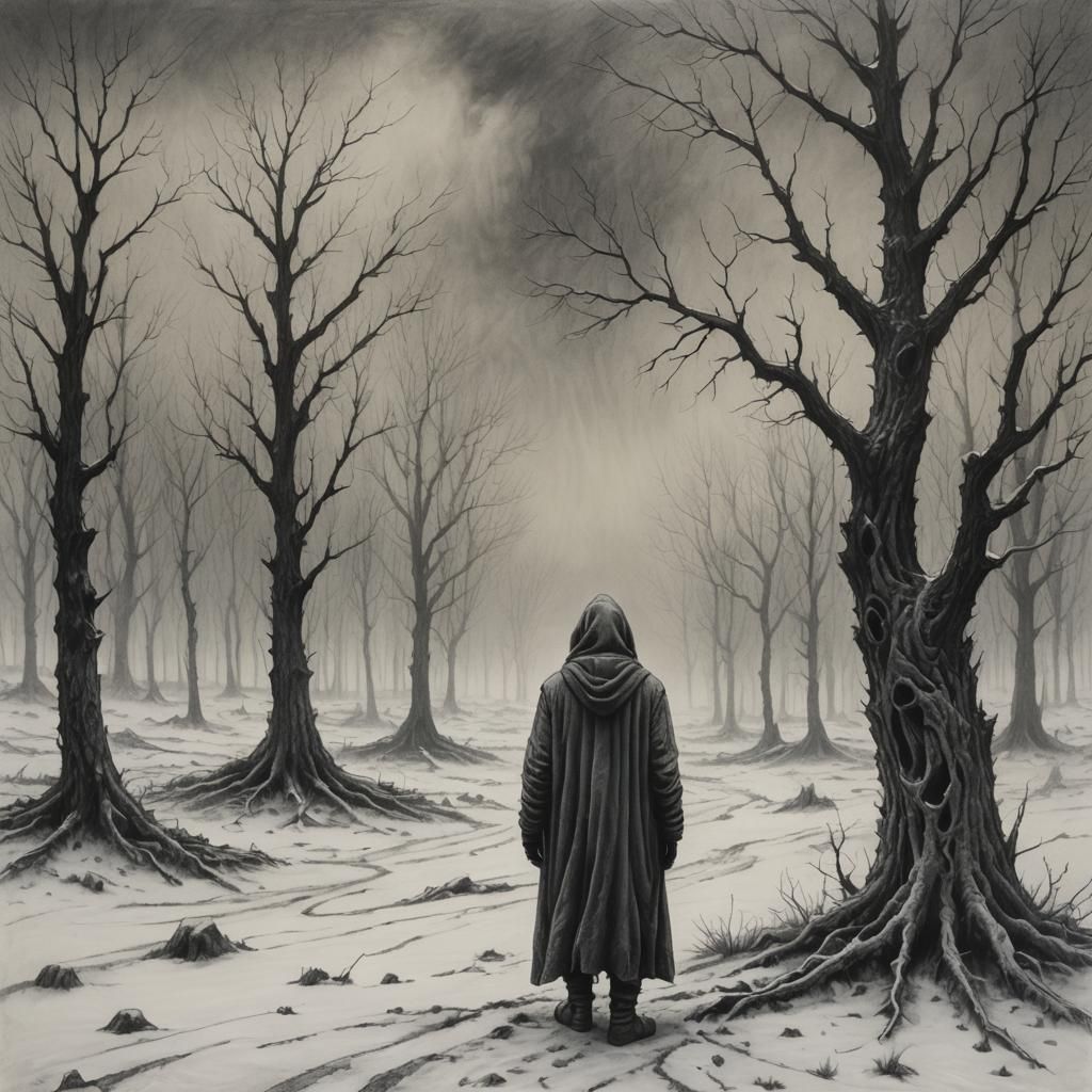 Nuclear winter  by @Jadedrose1 