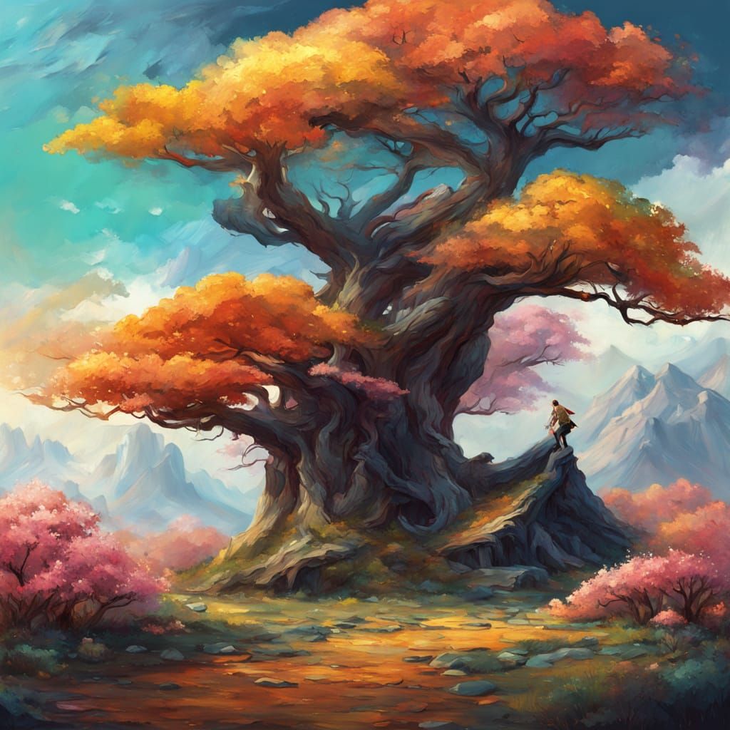 "by paul lovering and mattias adolfsson and russ mills and victo ngai and alexander jansson:: Double exposure A surreal fantasy landscape wh...