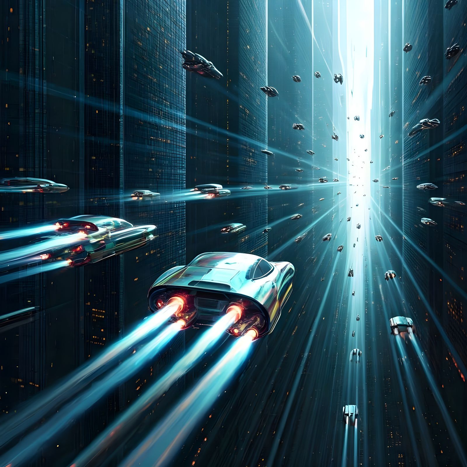 Ain’t flying cars the first thing they ever imagined of the future  by @Omicron Theta Sapien 