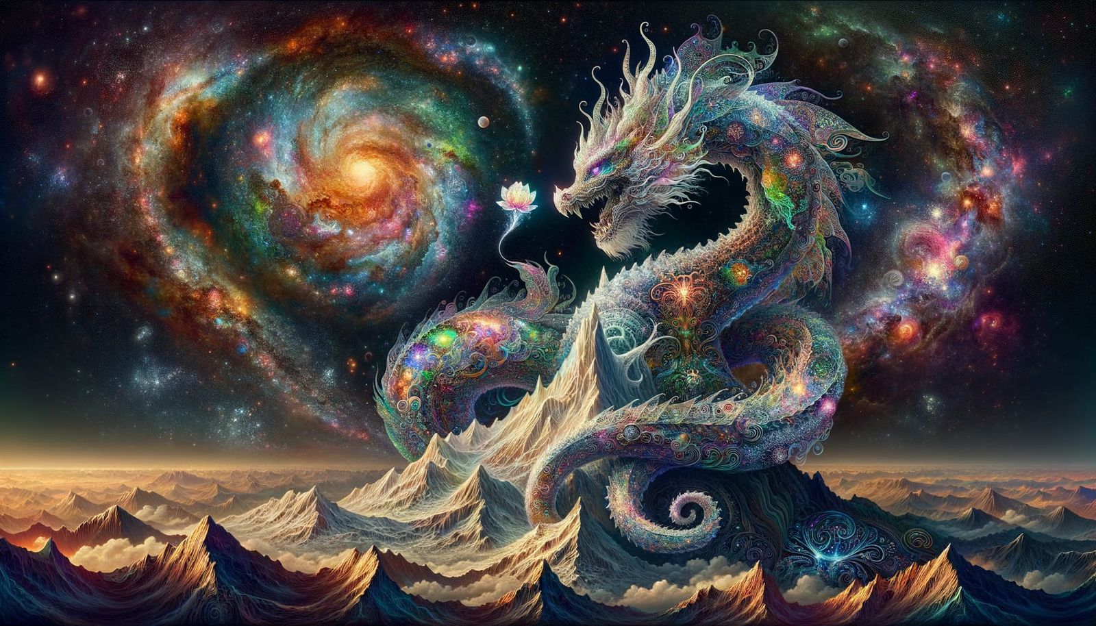 The Crystalline Dragon  by @The Outlander