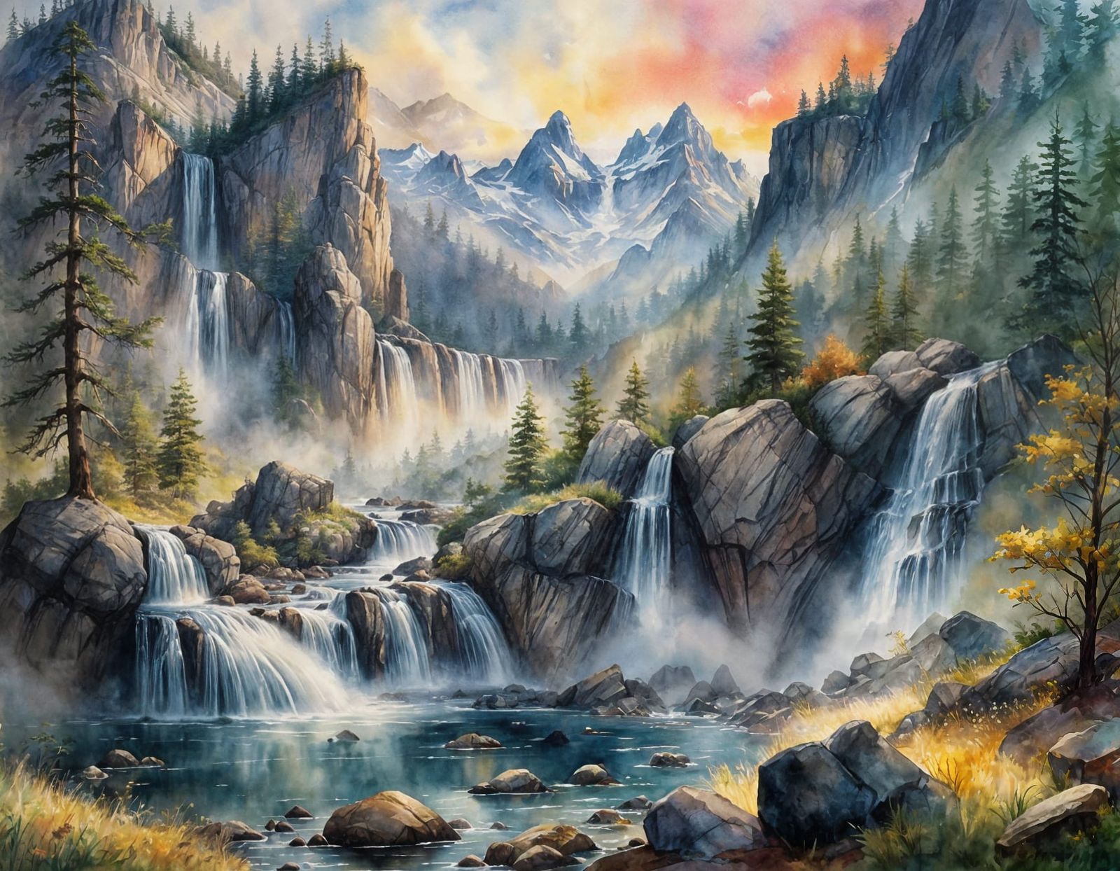 Waterfall Canyon  by @Sharonjoy