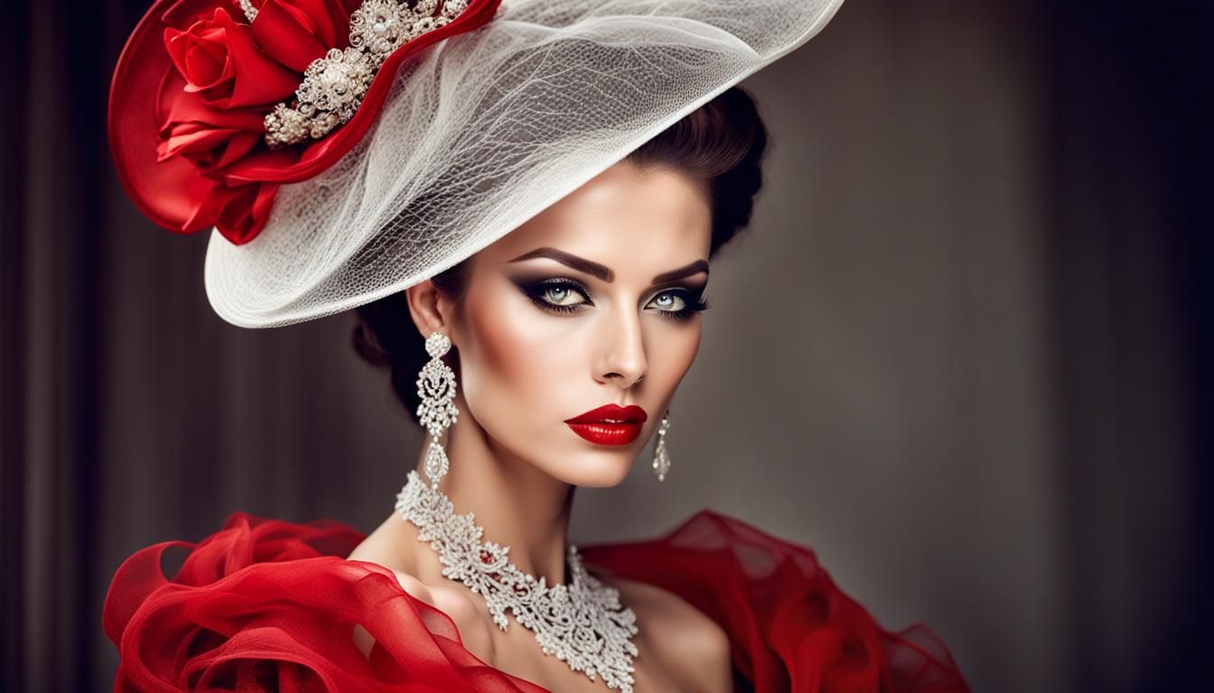 Woman in red  /3