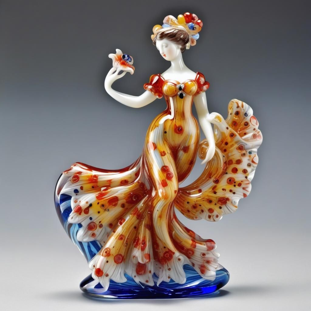 An example of an exquisite Murano glass figurine