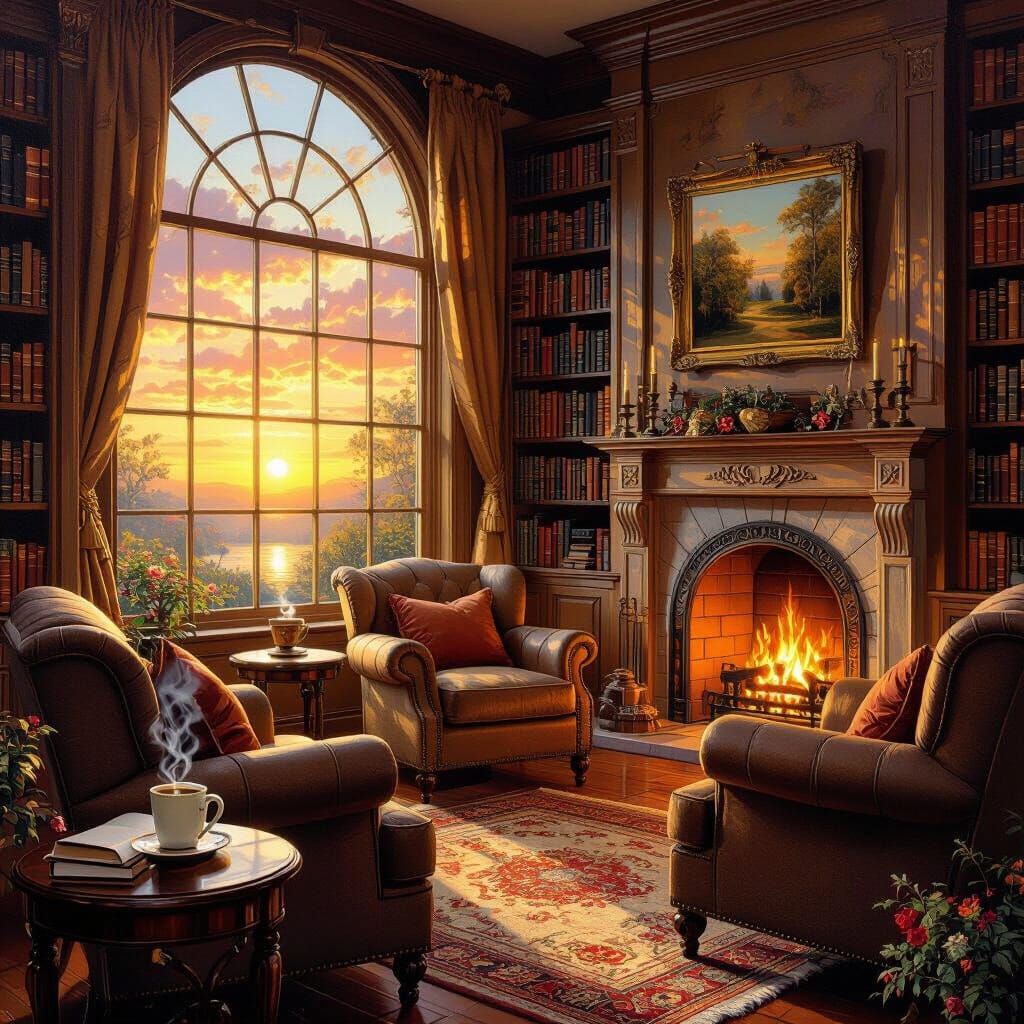 A peaceful Reading room 