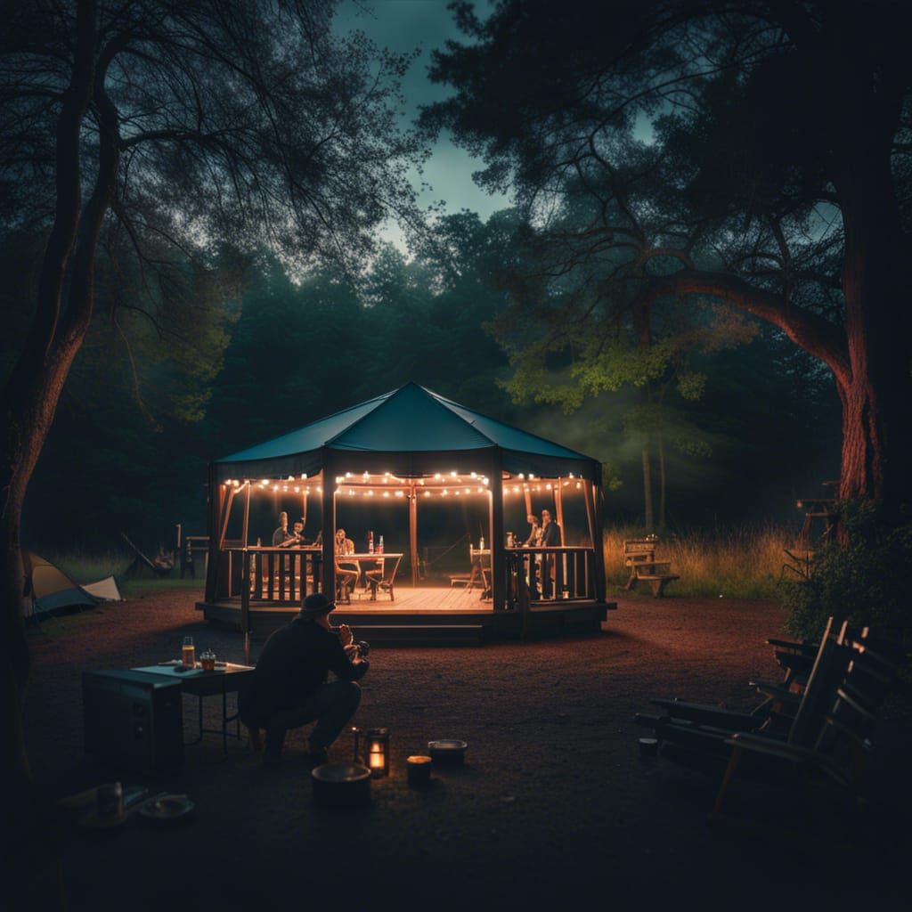 Gazebo night