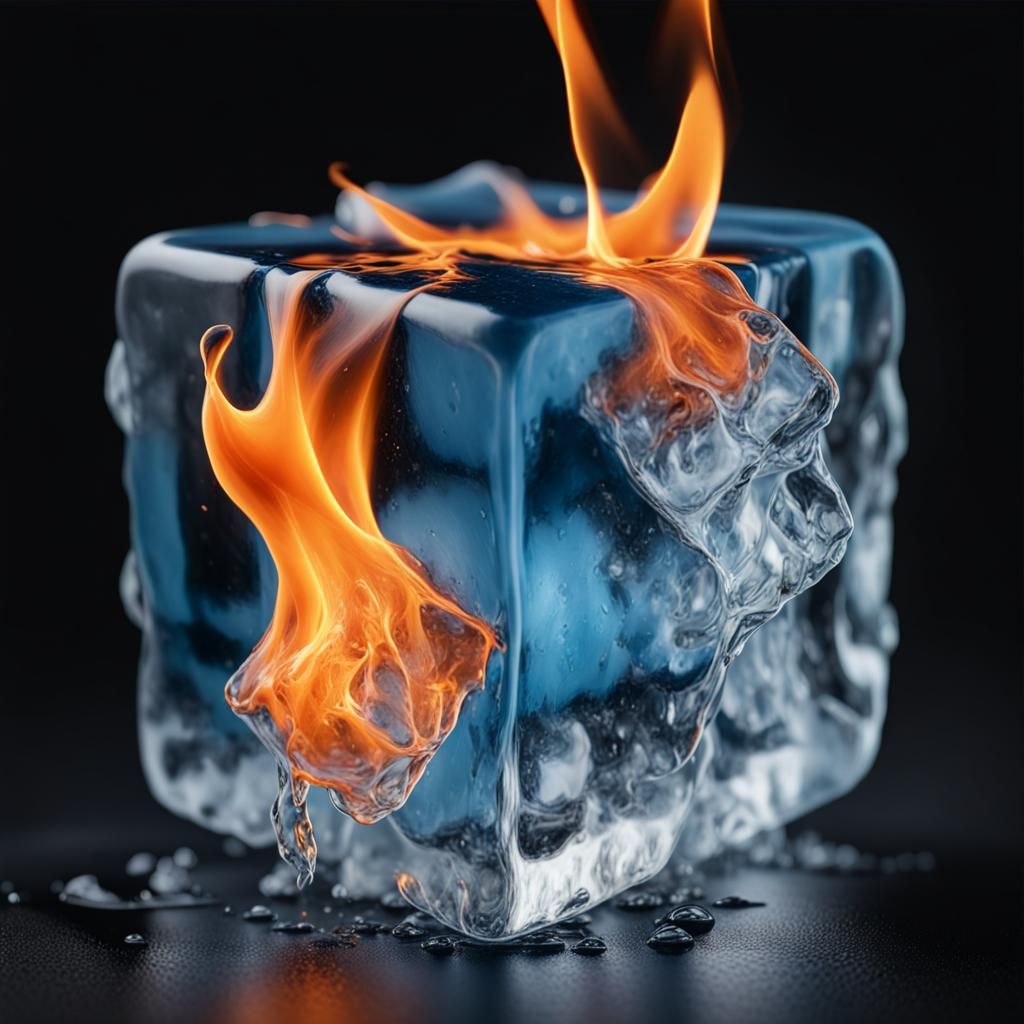 Fire and Ice  by @Thomas