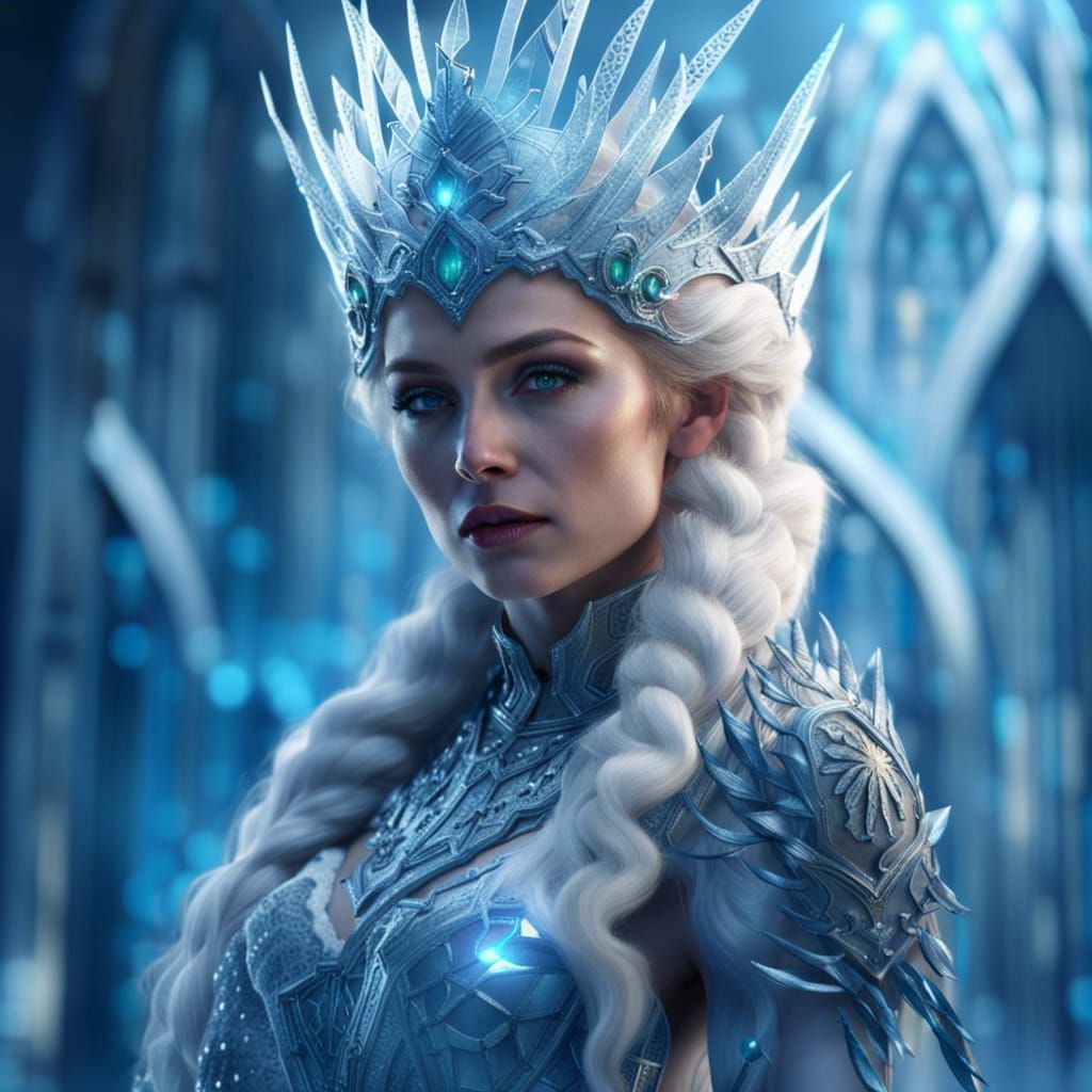 Ice Queen - AI Generated Artwork - NightCafe Creator