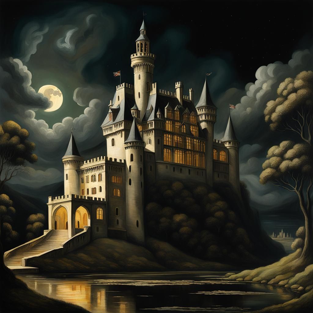 Lord Hamlet's Castle AI Generated Artwork NightCafe Creator