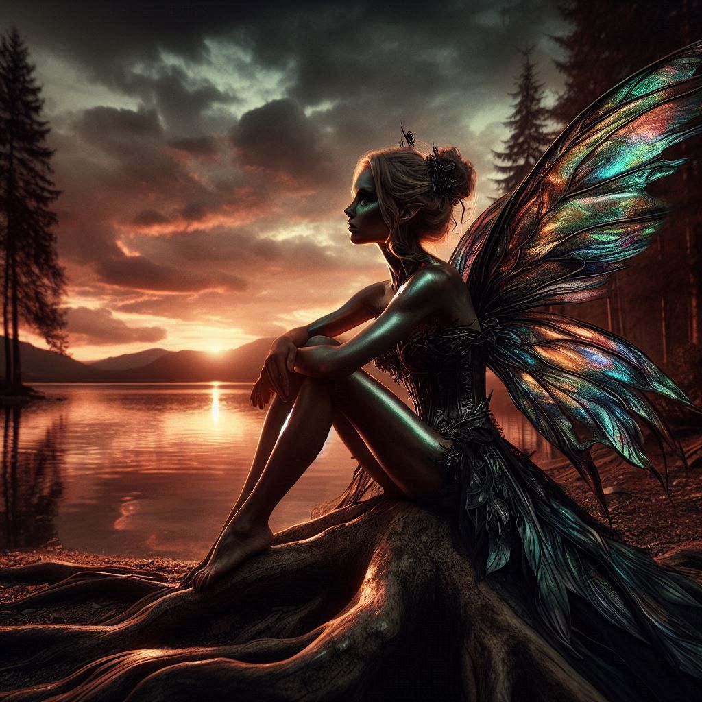 Even a fairy can be sad