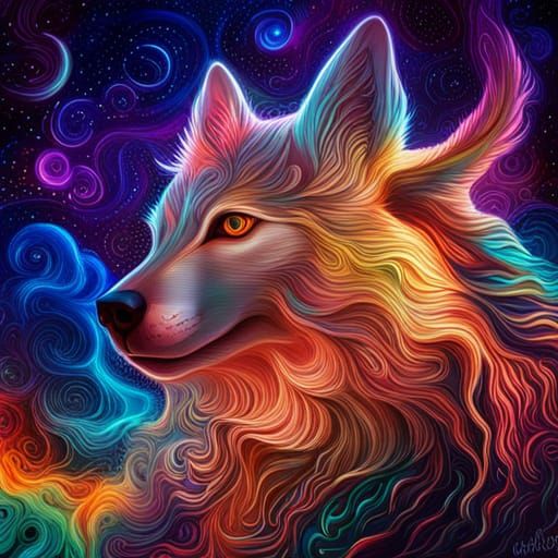 Beautiful wolf  by @NightShadeWolves