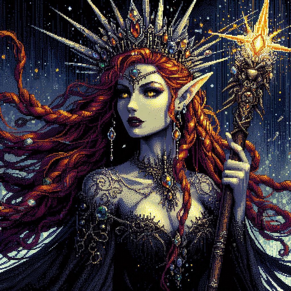 The Mighty Elven shinny Bonk Staff