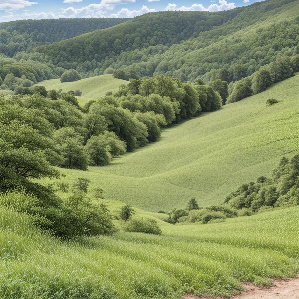 Hatchery Hill AI Generated Artwork NightCafe Creator