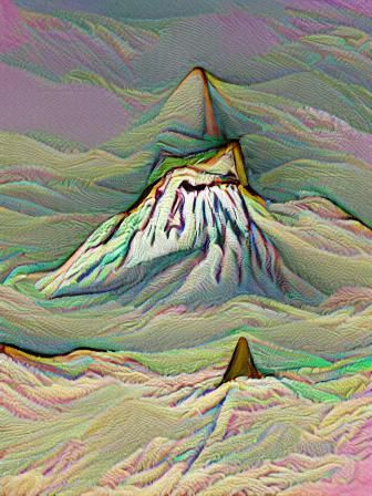 a mountain peak