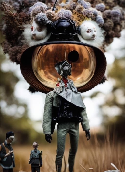 Hyperrealistic Dolls in Surreal Dreamlike Photograph