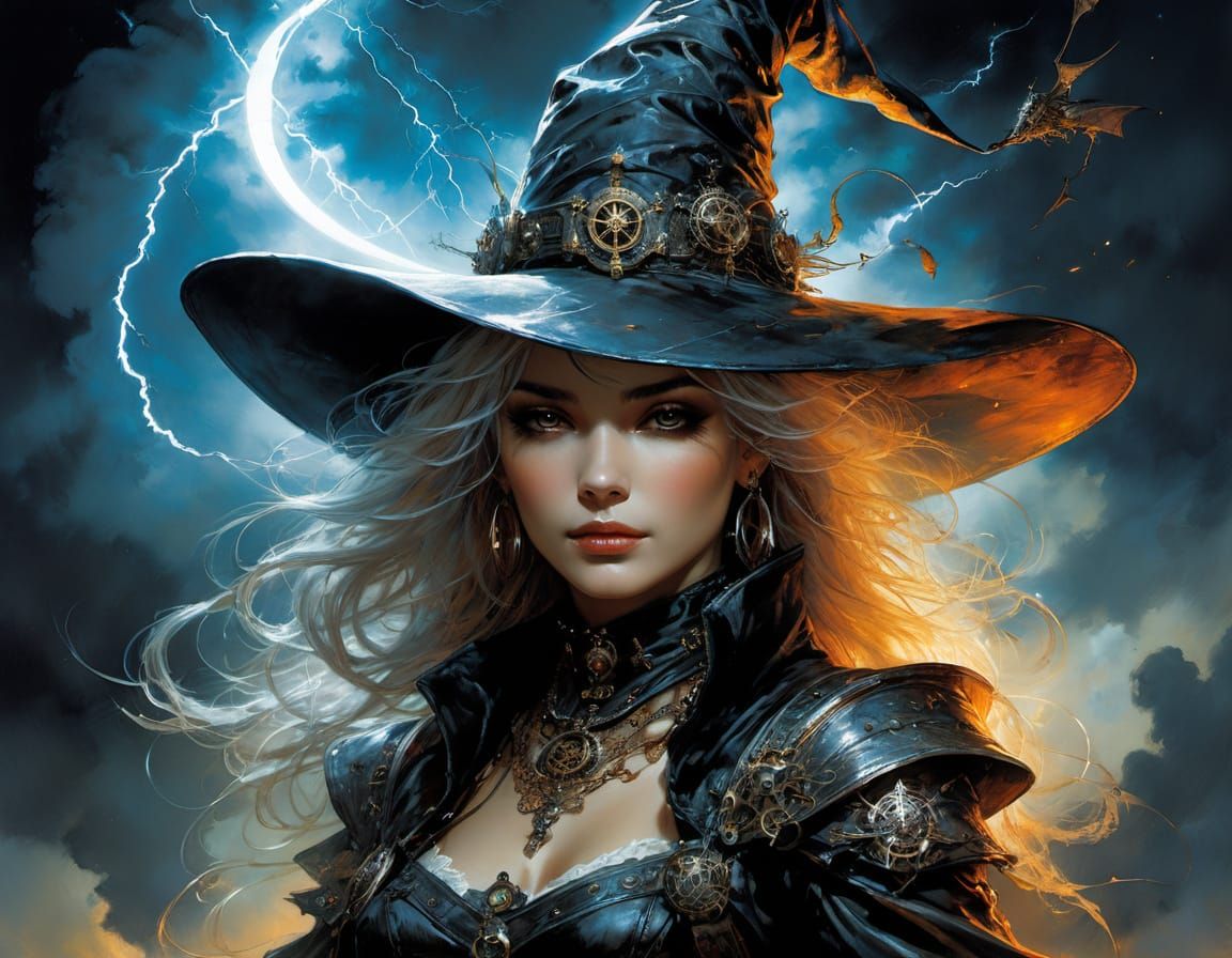 Beautiful Witch  by @Superbear