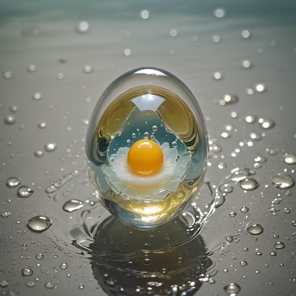 Transparent Egg  by @Avataar