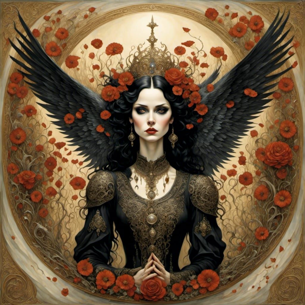 <lora:Broodiful:1.0> <lora:Storydweller:1.0> Angel of manife...