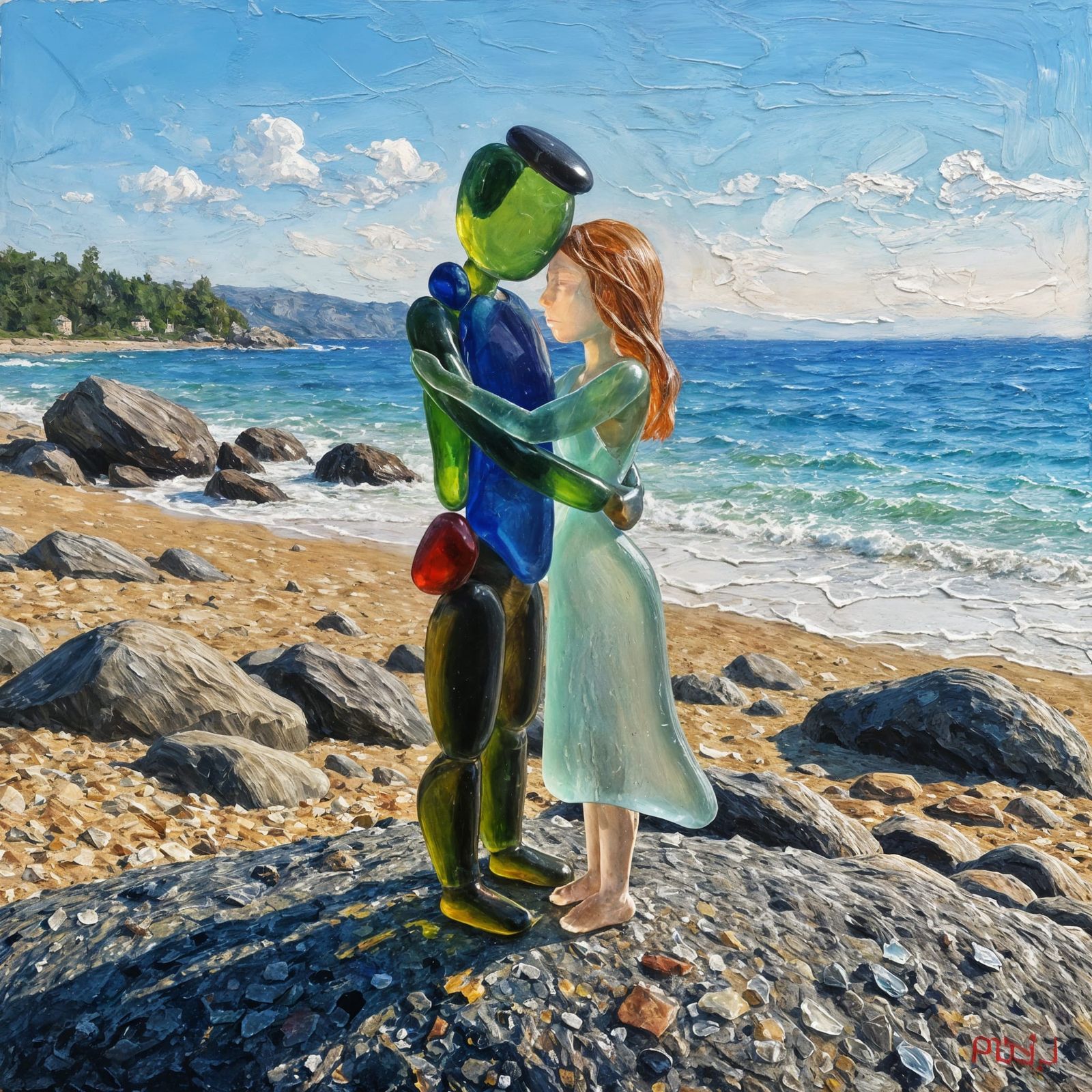 Sea Glass Couple  by @Andre R