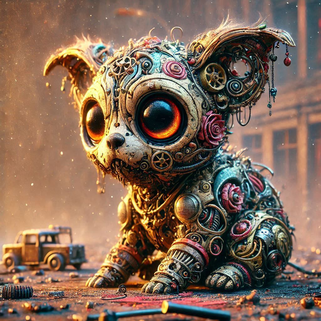 adorable fairy-tale fantasy creature portrait..