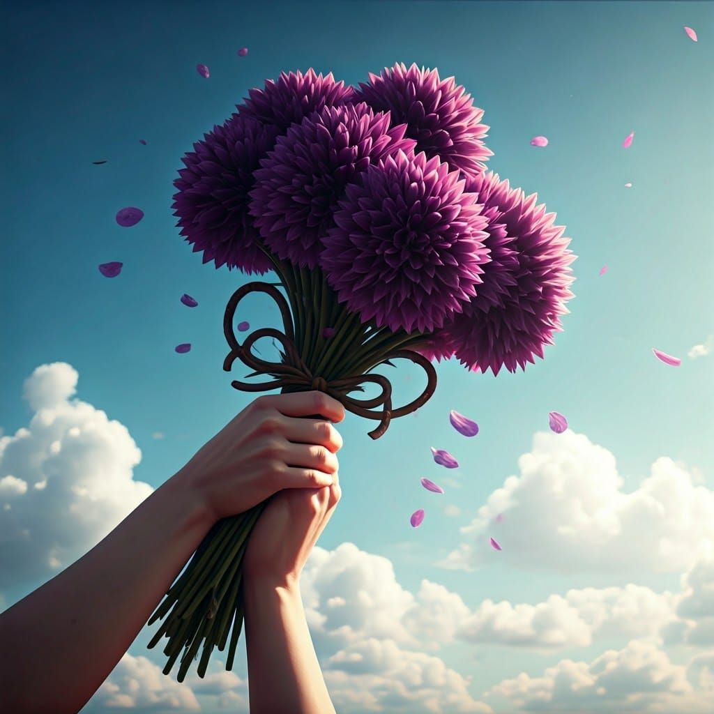 Delicate Hands Release Lavender Dream Bouquet