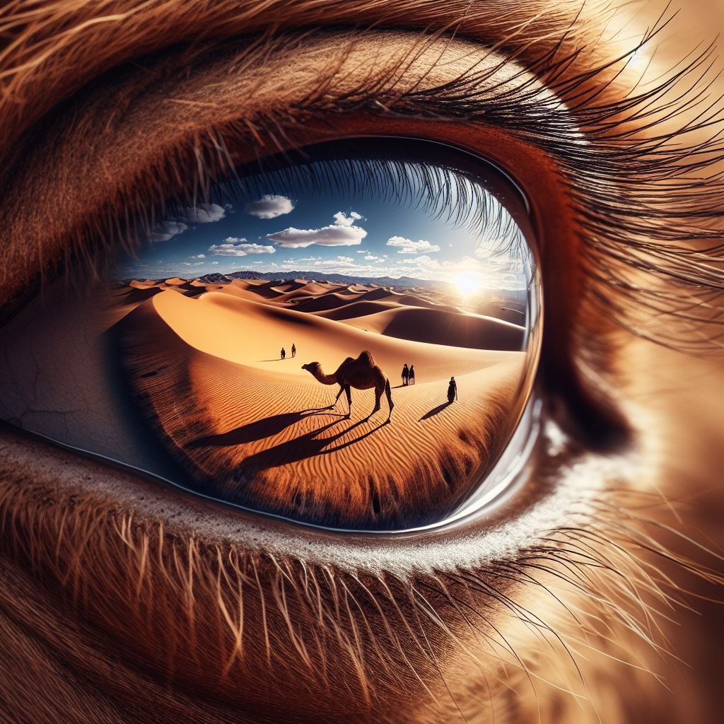 Camel in the Desert