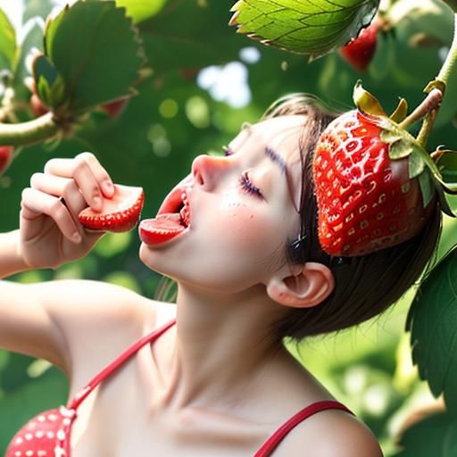 * "The taste of a perfectly ripe strawberry on a hot summer ...