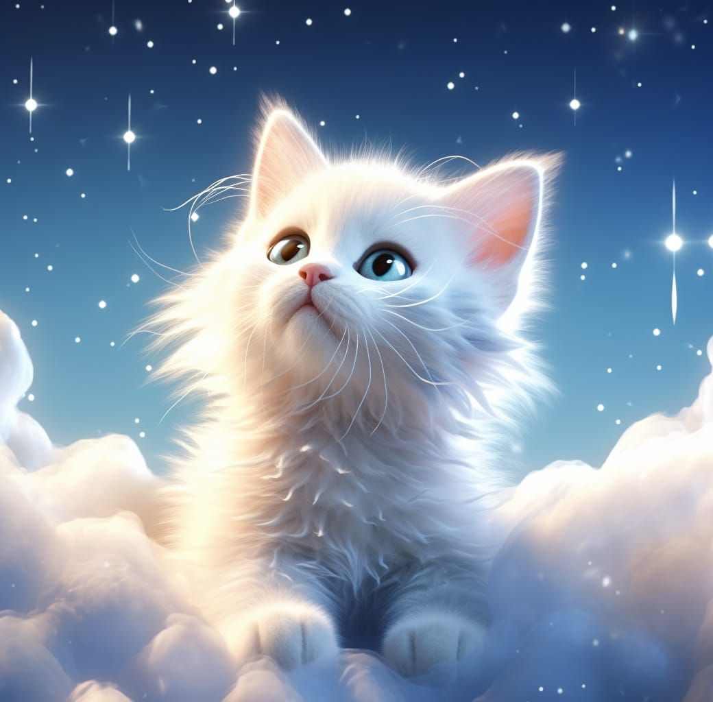 Adorable Kitten - AI Generated Artwork - NightCafe Creator