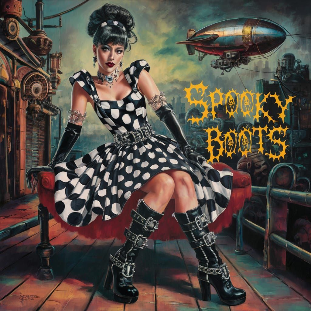 Spooky Boots  by @Meli