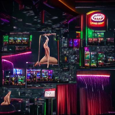 Strip club in heaven 8k resolution