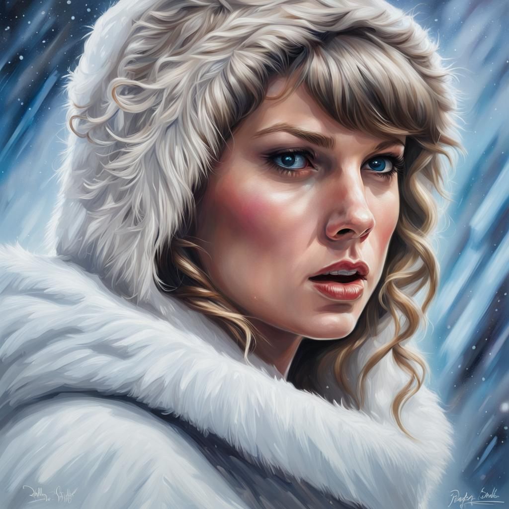 Taylor Swift as Princess Leia in Empire Strikes Back - AI Generated ...