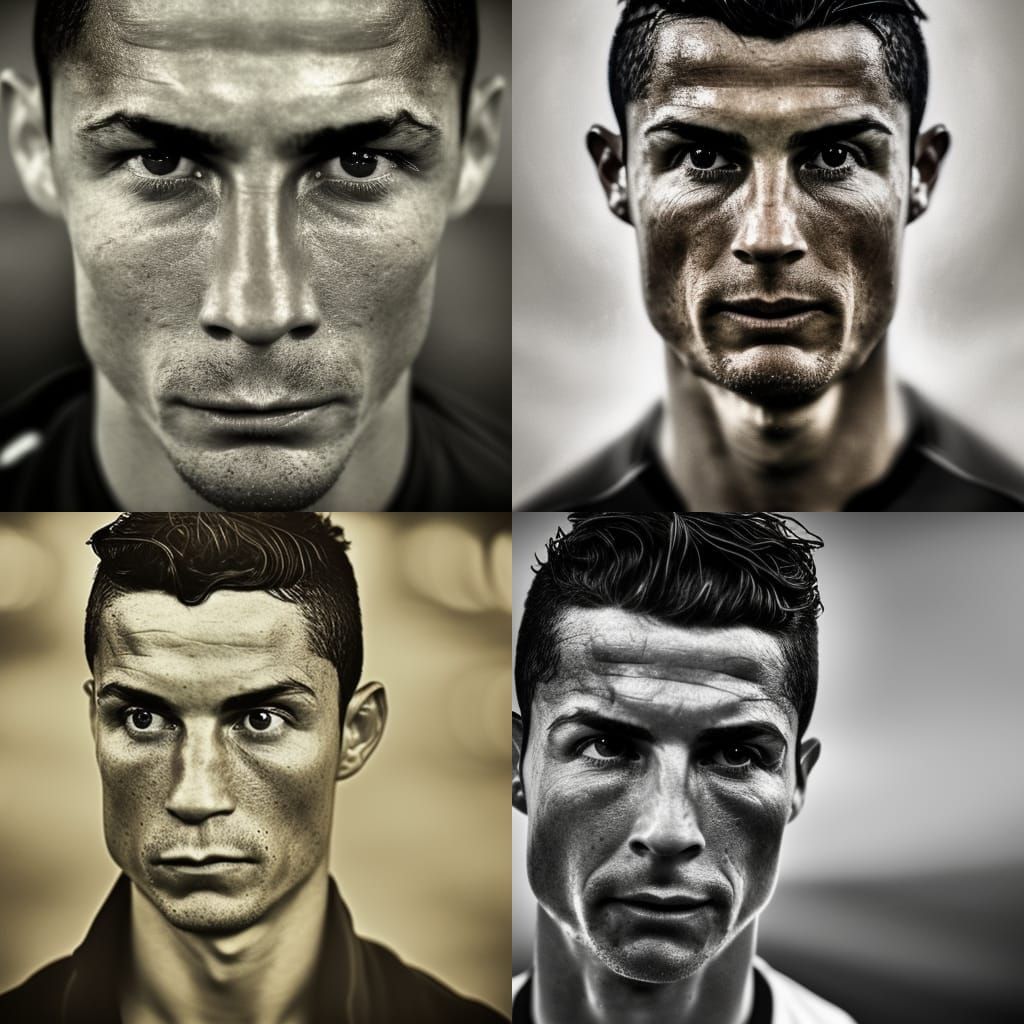 Cristiano Ronaldo scoring a goal // Fuups AI - Generate AI Images & Art.