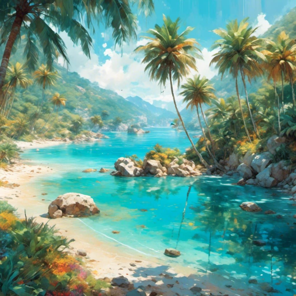 Beach, please