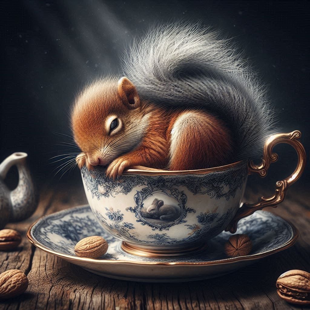 Ssh ... he's almost asleep