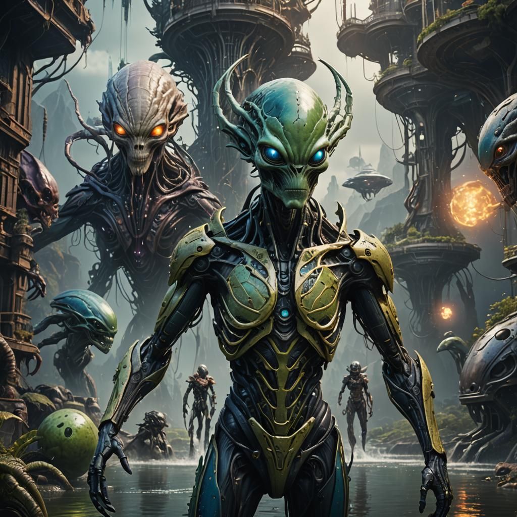 Hybrid human and alien hydrostatic
