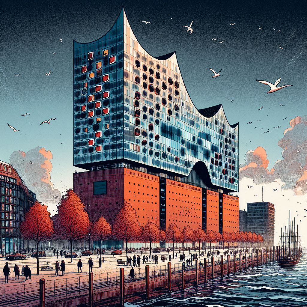 Elbphilharmonie in Hamburg, Germany