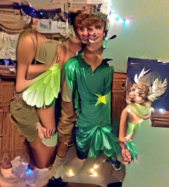 Peter Pan and Tinker Bell